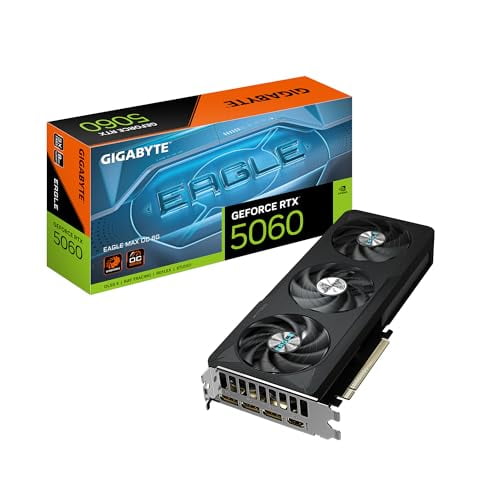 Open Box GeForce RTX 5060 EAGLE MAX OC 8GB GDDR6 Graphics Card Gigabyte
