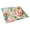Delaware Peach Blossom 1636, variant on Delaware Peach Blossom in Watercolor Glass Cutting Board Large 12 in x 15 in