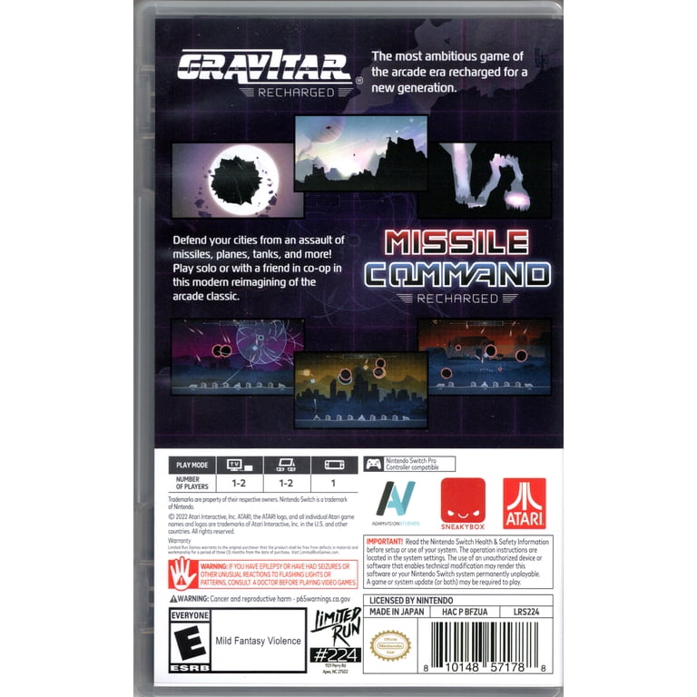 Atari Recharged Collection 4 for Nintendo Switch™ - Walmart.com