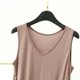 thumbnail image 5 of TaTaai Women Fashion Sleeveless Tank Top V Neck Solid Color Modal Base Layer Soft Stretchy Non See-through Machine Washable No Fading Versatile Daily Inner Outer Wear Camisole Gift, 5 of 5