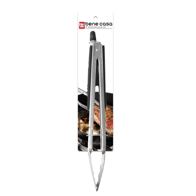Tongs Bene Casa, 31 cm, cierre de acero inoxidable, apto para lavavajillas