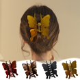 thumbnail image 1 of onlyliua Ofertas Flash Horrible Red Mariposas Roja Sencilla para Mujer, Pinza de Acrílico para La Parte Posterior de La Cabeza, Pinza para El Pelo Grande con Forma de Tiburón, Nueva, 1 of 4