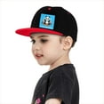 thumbnail image 4 of Customize Picture Children's Baseball Cap, Colorblock Flat-Brim Snapback Adjustable Hip-Hop Hat, Personalized Birthday Gift for Kids., 4 of 10