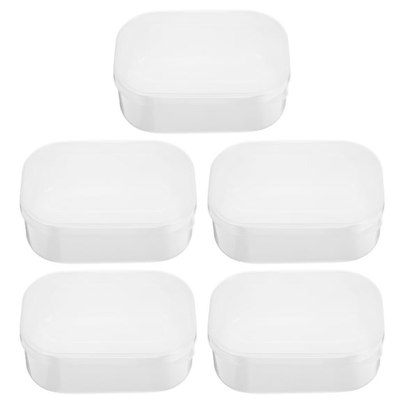 Miangastore 5pcs Cooked Rice Storage Containers Stackable And Freezable For Rice And Meal Prep Small Food Storage Boxes For Healthy Diet