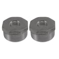 thumbnail image 1 of Unique Bargains 304 Acero Inoxidable Accesorios de Tubería 1.5"Masculino x 1/2"Femenino BSPT Adaptador de Manguito Reductor 2 Pcs, 1 of 7