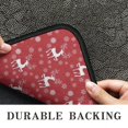 thumbnail image 6 of Red Christmas Deer and Snowflake Pattern Door Rugs,Washable Non Slip Door Mats Indoor,Decorative Door Mats,Entry Mat Indoor for Entrance,Bedroom,Kitchen,Bathroom,30"x17", 6 of 6