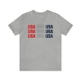 thumbnail image 2 of USA, Bella & Canvas, Short Sleeve Cotton Tshirt, Unisex, 2 of 4