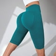 thumbnail image 2 of Outfmvch Leggings for Women Womens Capris Womens Leggings Flowy Pants for Women Hip Lifting Fitness Pants with Textured Compression and Tight Fit Peach Hip Yoga Shorts Cargo Pants Women Green Xl, 2 of 9