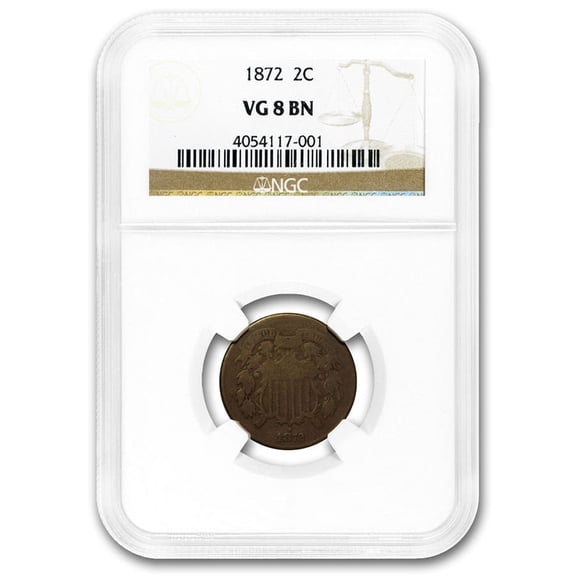 1872 Two Cent Piece VG-8 NGC