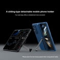 thumbnail image 3 of Allytech Rugged Case for Samsung Galaxy Z Fold5, Full Body Heavy Duty Hinge Protection Case with Hidden Kickstand, Business Shockproof Anti-Scratch Hard PC Back Case, Blue, 3 of 7