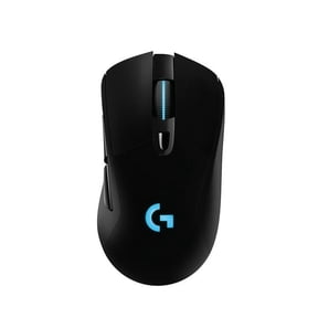Pre-Owned Logitech G703 LIGHTSPEED Wireless Gaming Mouse w/ HERO 25K Sensor, LIGHTSYNC RGB, POWERPLAY Compatible, Lightweight 95g+10g Optional, 100-25,600 DPI, Rubber Side Grips