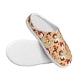 thumbnail image 3 of Fotbe Guinea Pigs And Mushrooms Pattern Women's Fuzzy Curly Fur Memory Foam Loafer Slippers Indoor Outdoor Slippers Winter Home Shoes-44/45, 3 of 7