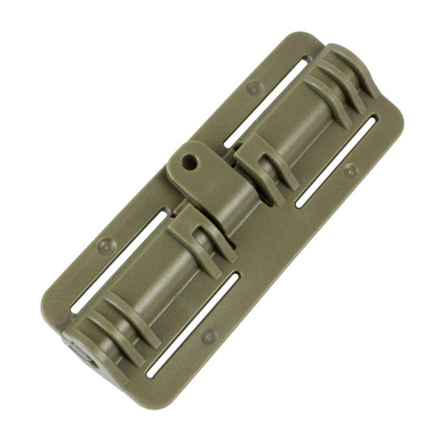Adaptador de faja de tubo de desconexión rápida Molle de un solo punto con hebilla de liberación rápida verde Zulema Hebilla de liberación rápida
