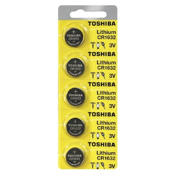 Toshiba CR1632 3 Volt Lithium Coin Battery (50 Batteries)