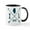 White/Black Inside, variant on CafePress - Illinois Arrows - 11 oz Ceramic Mug - Novelty Coffee Tea Cup