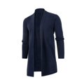 thumbnail image 3 of Gabardina entallada de estilo medio largo para hombre de otoño, suéter para hombre, chaqueta tipo cárdigan de talla grande, 3 of 6