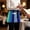 Green, variant on Mexican Style Waitress Apron with 3 Pockets, Colorful Mexico Stripes Purple Green Server Aprons Waterproof Kitchen Restaurant Half Waist Apron for Men Women