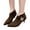 Brown, variant on Kitten Heel Ankle Boots for Women V Cut Pointed Toe Elegant Dressy Party Prom Suede Zipper Short Booties