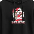 thumbnail image 3 of Disney - Believe - Juniors Cropped Pullover Hoodie, 3 of 5
