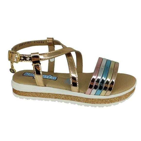 Calzado de JUVENIL tipo SANDALIA color ORO ROSADO Coqueta  112305-V