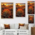 thumbnail image 4 of Designart "Sunset Hues In Cactus Field I" Succulent Floater Framed Canvas Art Print, 4 of 5