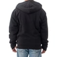 thumbnail image 5 of Men's Ultra Soft Sherpa Lined Hoodie - Full Zip Fleece Lining Winter Sweatshirts M-5XL, 5 of 5