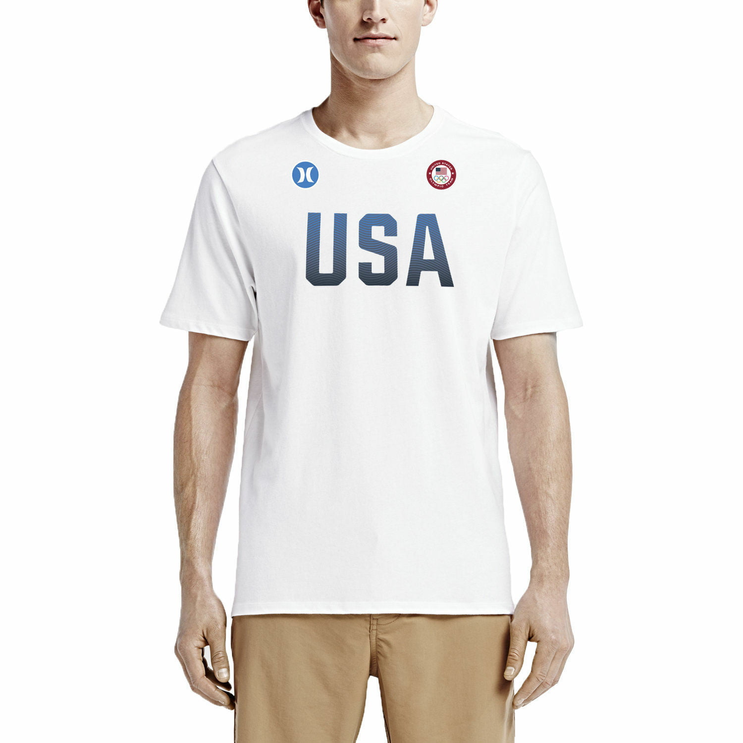 radical Seis acero Hurley Men's Dri-FIT Team USA Tee T-Shirt (XX-Large, White) - Walmart.com