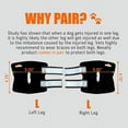 thumbnail image 6 of NeoAlly Dog Rear Leg Braces Ankle Support [Pair] Canine Hind Hock Sleeves with Safety Reflective Straps for Injury, Sprain, Wound Healing and Loss of Stability from Arthritis (Large Pair), 6 of 9