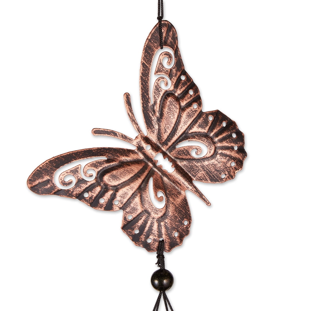 Zingz and Thingz Butterfly and Heart Wind Chime
