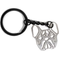 thumbnail image 1 of Dave The Bunny French Bulldog Keychain - Frenchie Gifts and French Bulldog Decor of Frenchie Dog, 1 of 6