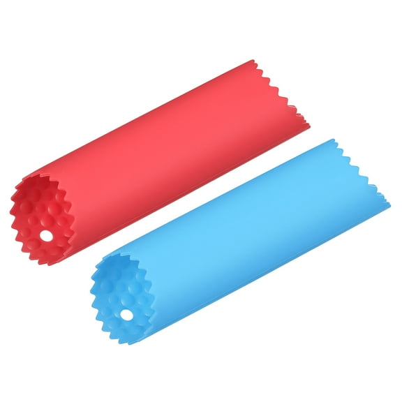 Unique Bargains Garlic Peeler Silicone Tube Roller Non Slip for Useful Kitchen Tools, Blue/Red