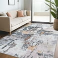 thumbnail image 2 of FairOnly 9'x12' Muti Color Rugs Abstract Contemporary Washable Area Rugs Non Shedding Rugs for Home Office Indoor Floor Big Carpet, 2 of 7