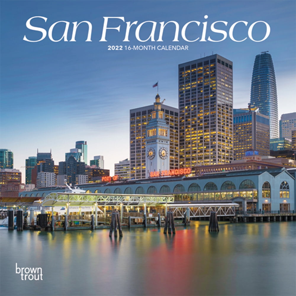 San Francisco 2022 7 X 7 Inch Monthly Mini Wall Calendar, Usa United States Of America California Pacific West City - Walmart.com