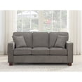 thumbnail image 3 of Russell 3 Seater Sofa in Taupe Gray Fabric 3 Cartons, 3 of 5