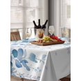 thumbnail image 6 of Blue Eucalyptus Leaves Table Cloth, Summer Botanical Weeping Waterproof Tablecloth for Rectangle Tables, Reusable Washable Fabric Table Cover for Restaurant Kitchen Dining Tables 60"x84", 6 of 6