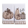 thumbnail image 2 of Halloween Themed Kitchen Dishes Towels, 2Pcs Pumpkin Leaves Fall Kitchen Towels Dish Towels, Highly Absorbent, Thanksgiving Day Decorative Dishes Towels For Home Suitable For Cooking And Baking, 2 of 6