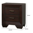 thumbnail image 5 of Coaster Home Furnishings 204392 Nightstand, Dark Cocoa, 5 of 5