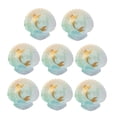 thumbnail image 4 of LEEYNEERMermaid Party Plates Disposable Paper Tableware for Kids Birthday Party Assorted Color 8pcs, 4 of 8