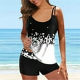 thumbnail image 2 of CNKOO Women‘S Tankini Large Bikini Digital Suspender Beach Split Swimsuit, 2 of 3