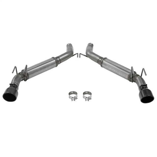 Fits 2010-2015 Chevrolet Camaro Flowmaster Exhaust System Kit 717991 FlowFX Axle-Back System; 409 Stainless Steel; With Muffler; 3 Inch Pipe Diameter; Dual Exhaust With Dual Exit; Split Rear Exit