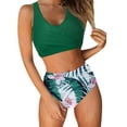 thumbnail image 1 of Bathing Suits Woman -Women High Waisted Bikini 2 Piece Bathing Suits Full Coverage Swimsuits, Bikinis For Women, 1 of 5