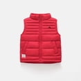 thumbnail image 6 of Cethrio Boys Puffer Vests Size 5-6 Years, Sleeveless Quilted Lightweight Warm Winter Outerwear with Zipper Red, 6 of 7