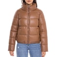 thumbnail image 5 of S.E.B. by Sebby Faux Leather Puffer Jacket (Women’s), 5 of 6