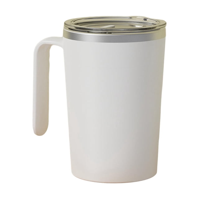 Taza de café automática con mezclador magnético para limonada Blanco con asa