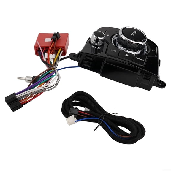 Console Control Switch Interior Replacement Kit for Mazda 3 Axela 2014-2019 Center Console Button Panel Dashboard Control Module Black BHN1-66-CM0C