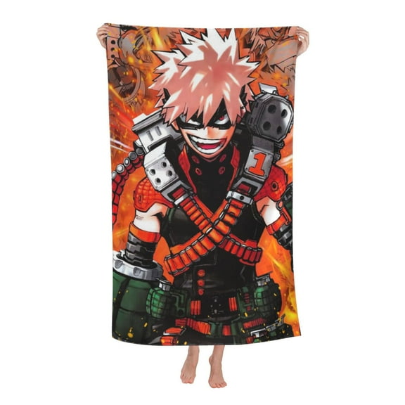 My Hero Academia Beach Towels Soft Bath Blanket Camping Towels For Travel, Swim, Gym One Size