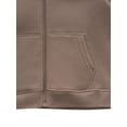 thumbnail image 3 of Smith's American Boys' Fleece Zip Hoodie Color: khaki Size: 18 - 20, 3 of 4