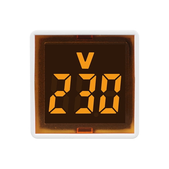 220V/230V Digital voltages Tester with Clear Lampshades Cover LED Digital Voltmeter European Type Plugs In Voltmeter