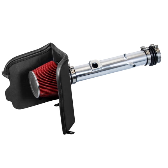 Cold Air Intake System with Heat Shield Kit Filter Combo RED Compatible For 05-11 Toyota Tacoma 4.0L V6