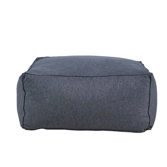 Taburete Puff Ferrara Azul Kessa Muebles